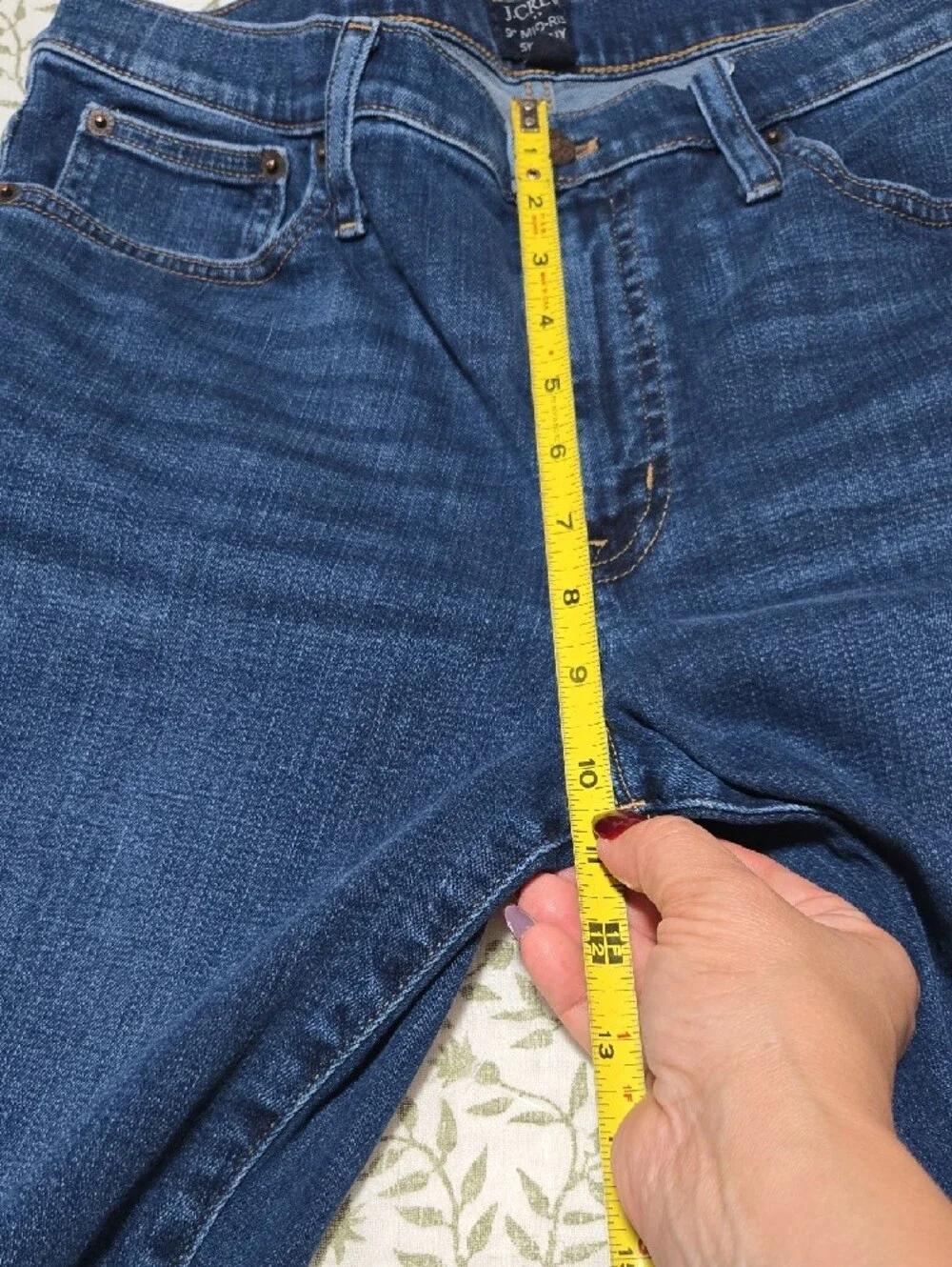 J. Crew dark indigo